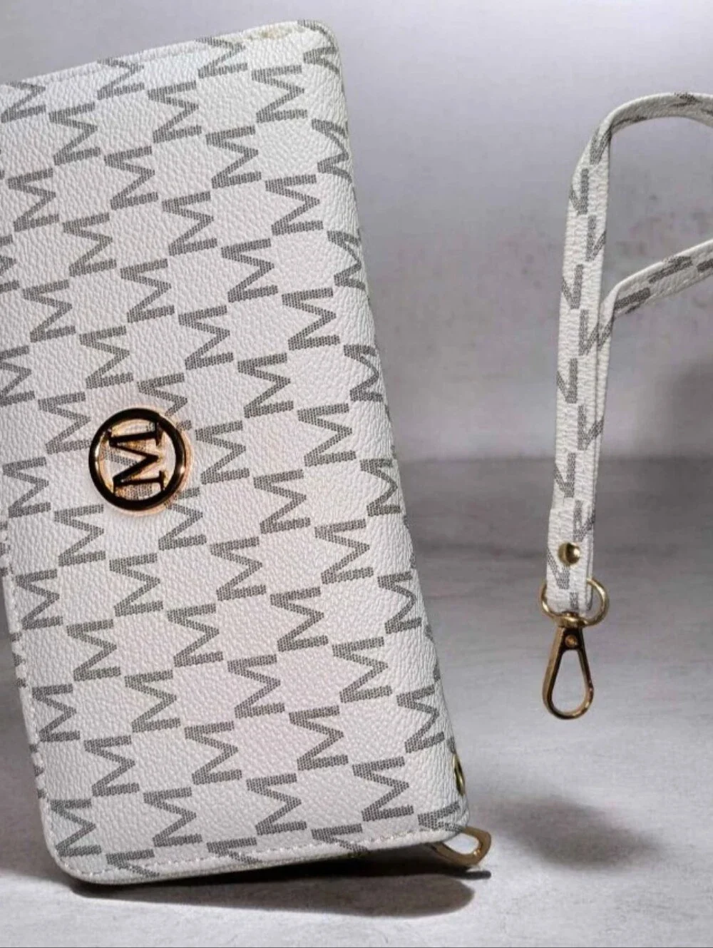 Women's White Fashionable Wallet